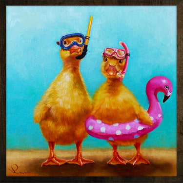 Poolparty - Diamond Painting - 30x30cm - Rond